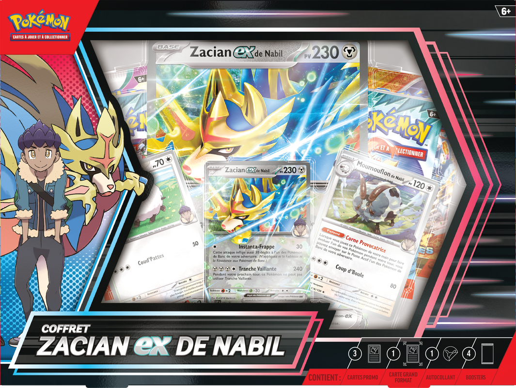 Pokemon Hop's Zacian EX Box (French) - Miraj Trading