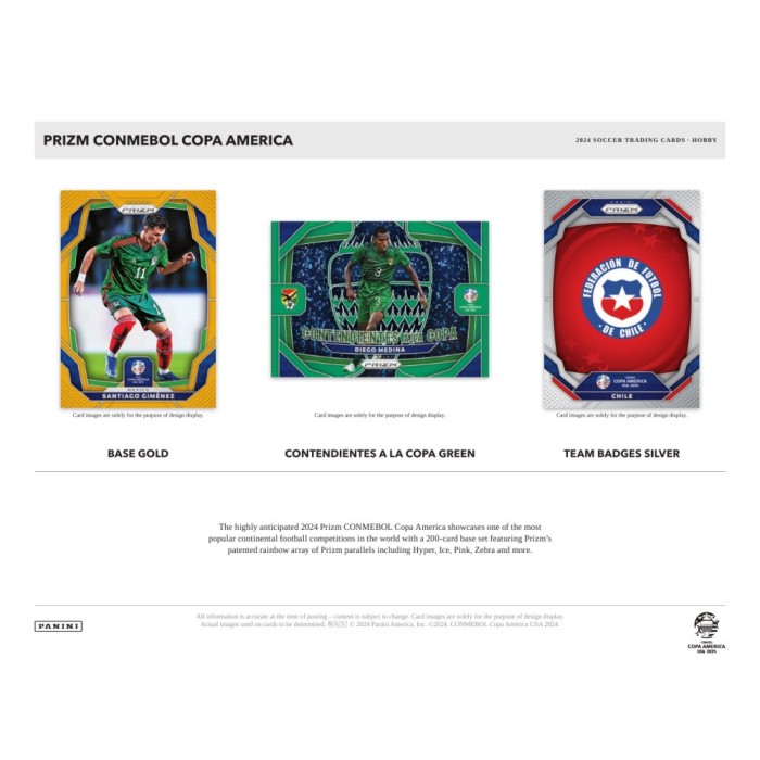 2023-24 Panini Prizm COPA America Soccer Hobby Box - Miraj Trading