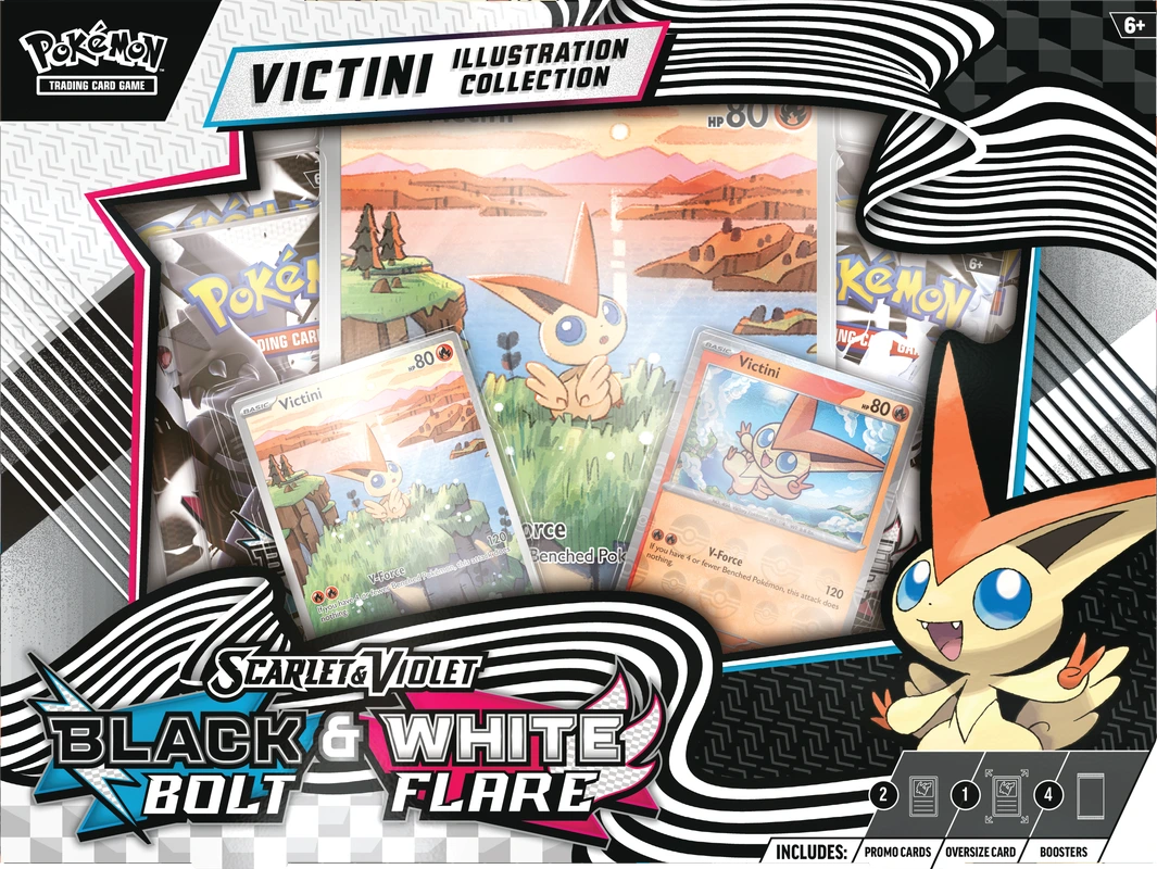 Pokemon Unova Victini Illustration Collection Box (French) - Miraj Trading