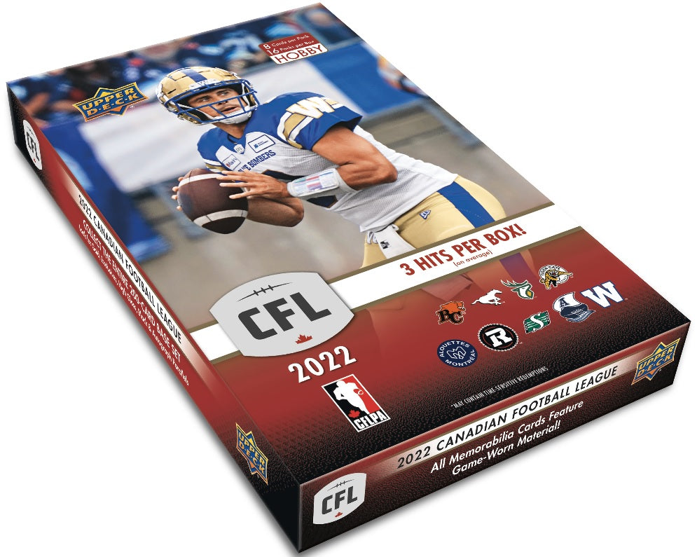 2022 Upper Deck CFL Football Hobby Box - Miraj Trading