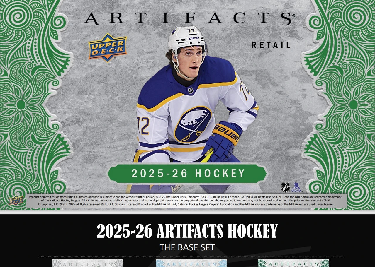 2025-26 Upper Deck Artifacts Hockey Blaster Case (Case of 20 boxes)(Pre-Order) - Miraj Trading