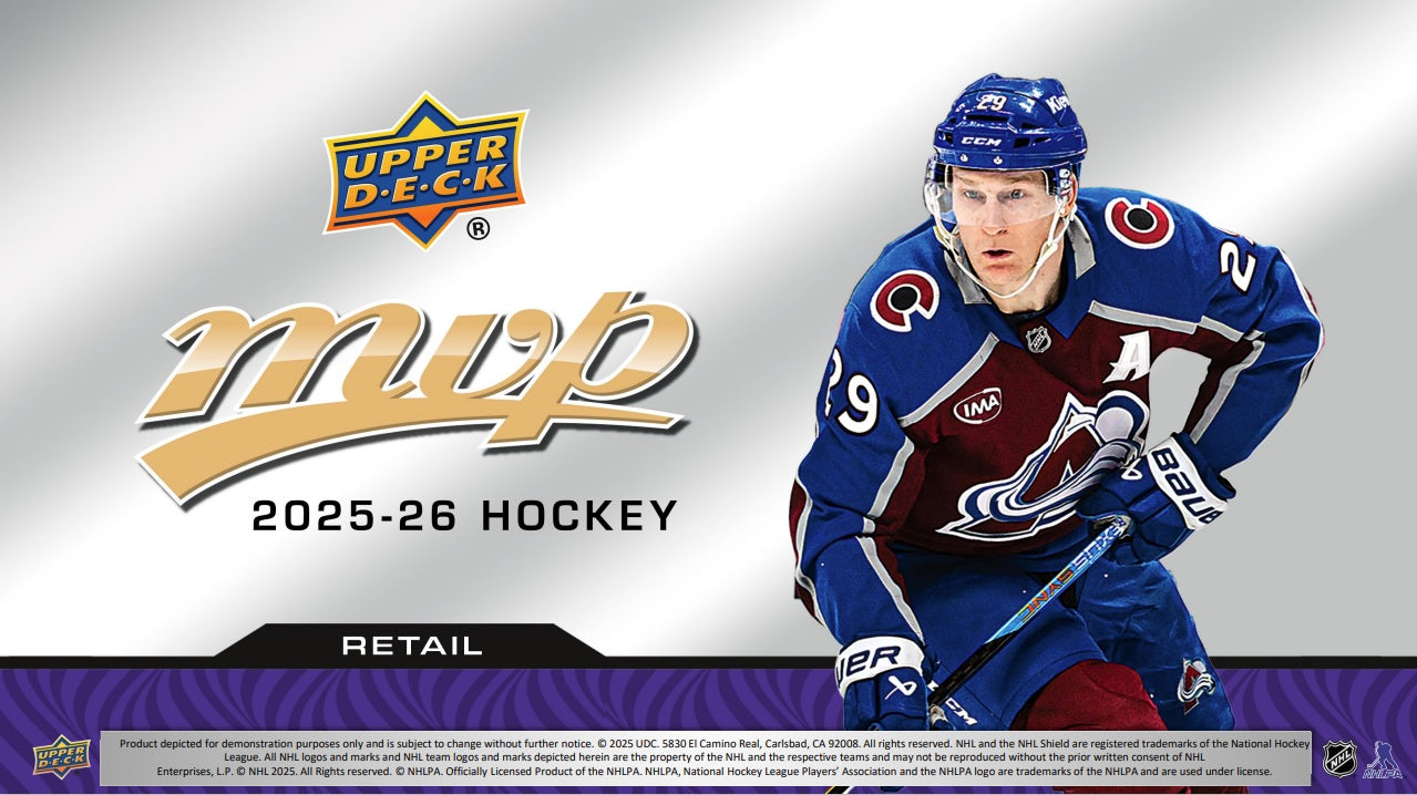 2025-26 Upper Deck MVP Hockey Retail Case (Case of 20 Boxes)(Pre-Order) - Miraj Trading