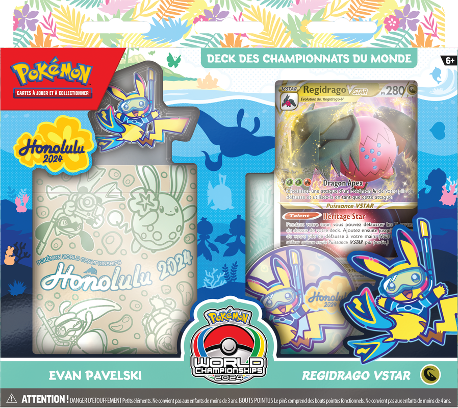 2024 Pokemon World Championship Deck (Set of 4)(French)(Pre-Order) - Miraj Trading
