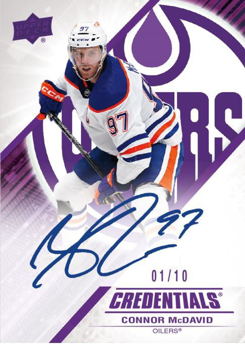 2024-25 Upper Deck Credentials Hockey Hobby Master Case (Case of 20 Boxes)(Pre-Order) - Miraj Trading