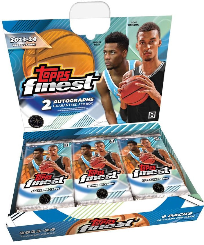 2023-24 Topps Finest Basketball Hobby Box - Miraj Trading