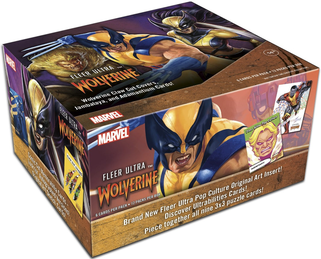 2023 Marvel Fleer Ultra Wolverine Hobby Box - Miraj Trading