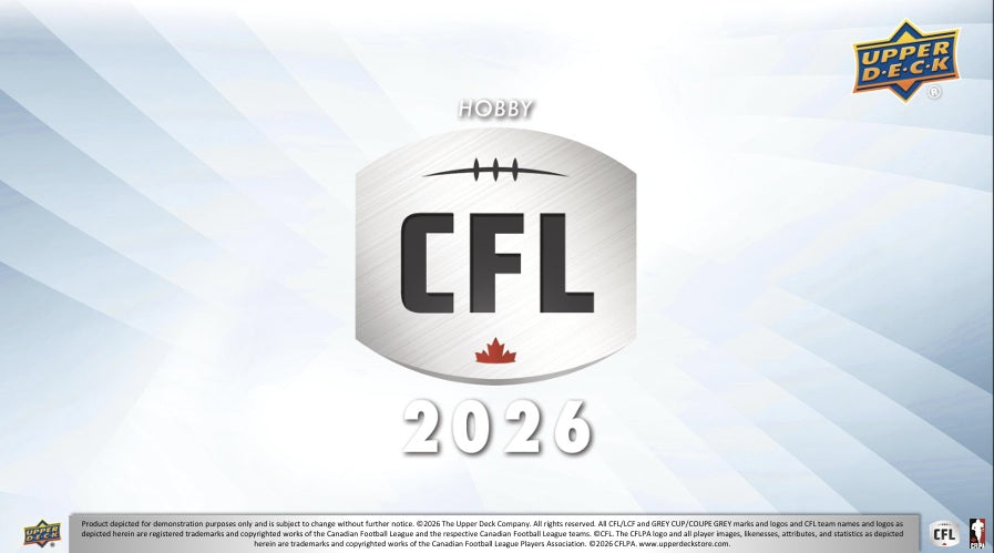 2026 Upper Deck CFL Football Hobby Box (Pre-Order) - Miraj Trading