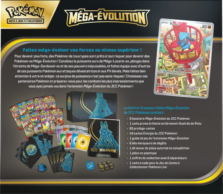Pokemon Mega Evolution Elite Trainer Box (French)(Pre-Order) - Miraj Trading