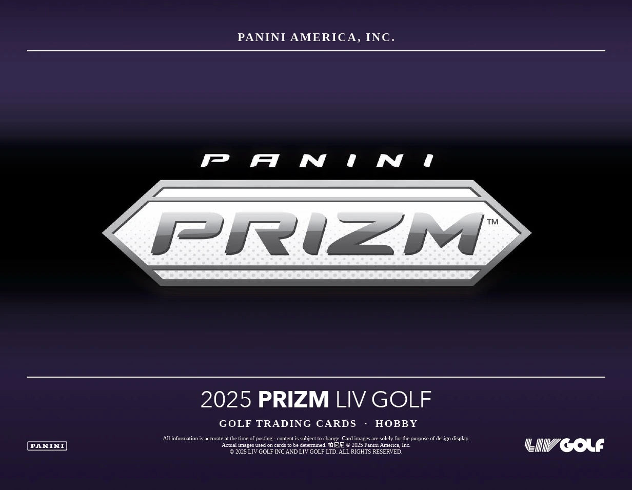 2025 Panini Prizm Liv Golf Hobby Box (Pre-Order) - Miraj Trading
