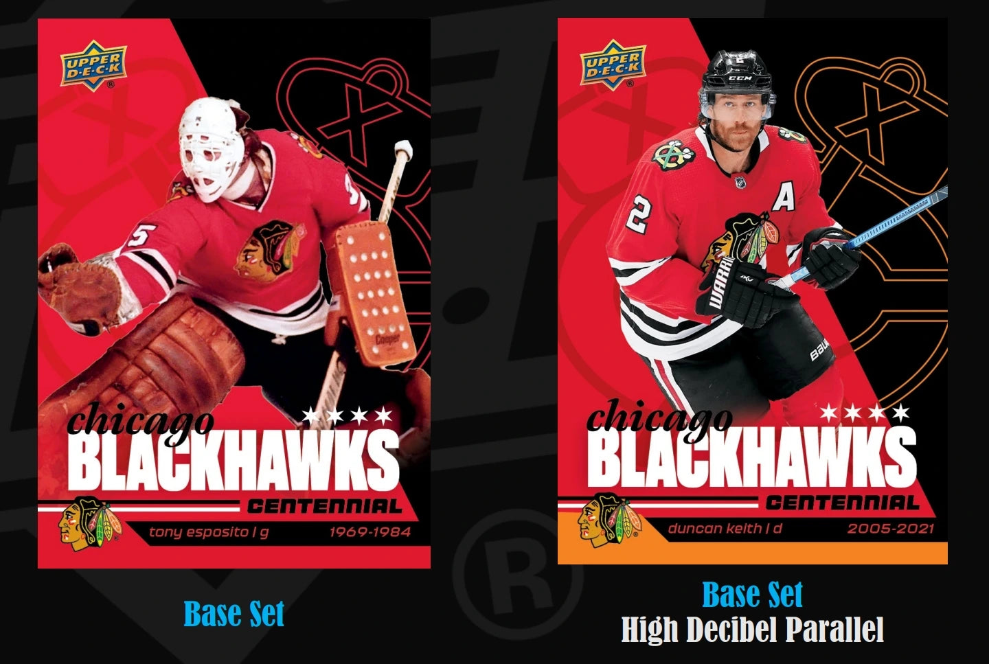 2025-26 Upper Deck Blackhawks Centennial Hobby Case (16 Tins per case) (Pre-Order) - Miraj Trading