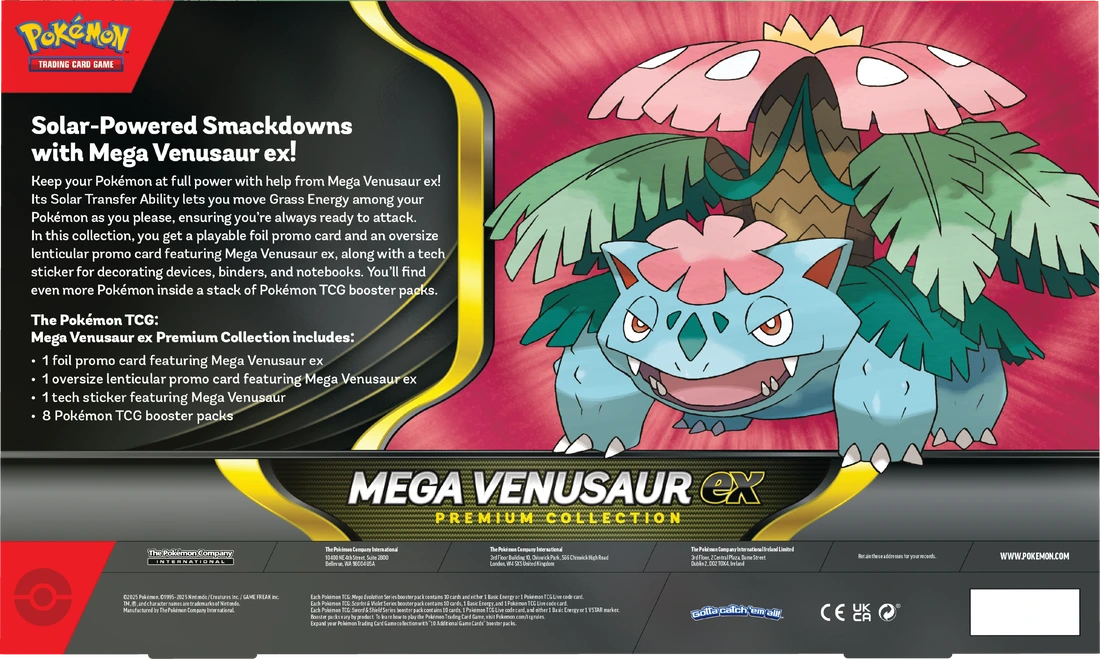 Pokemon Mega Venusaur EX Premium Collection Box (Pre-Order) - Miraj Trading