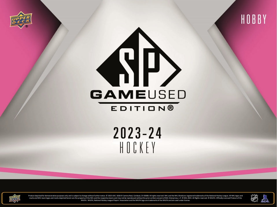 2023-24 Upper Deck SP Game Used Hockey Hobby Box (Pre-Order) - Miraj Trading