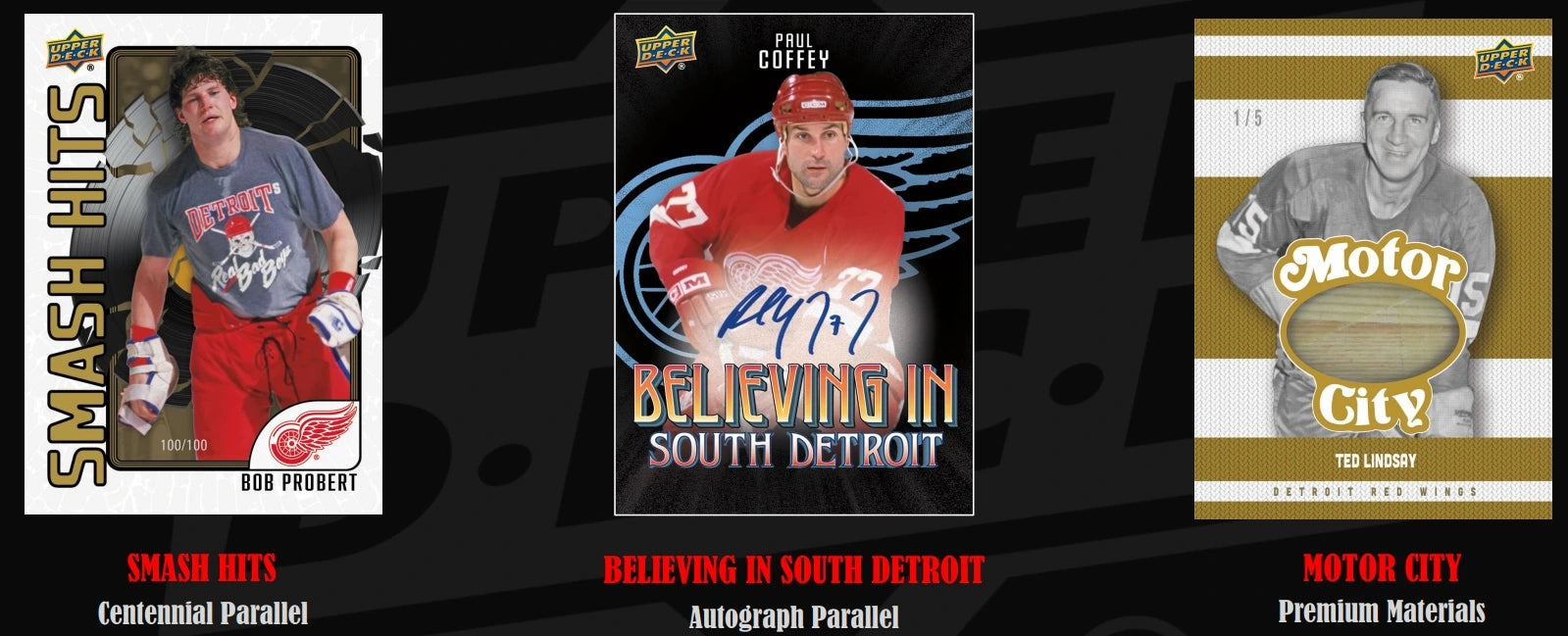 2025-26 Upper Deck Detroit Red Wings Centennial Hobby Tin Case (Case of 16 tins) (Pre-Order) - Miraj Trading