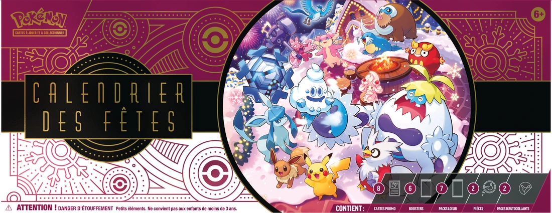 Pokemon Holiday Calendar 2025 (French) - Miraj Trading