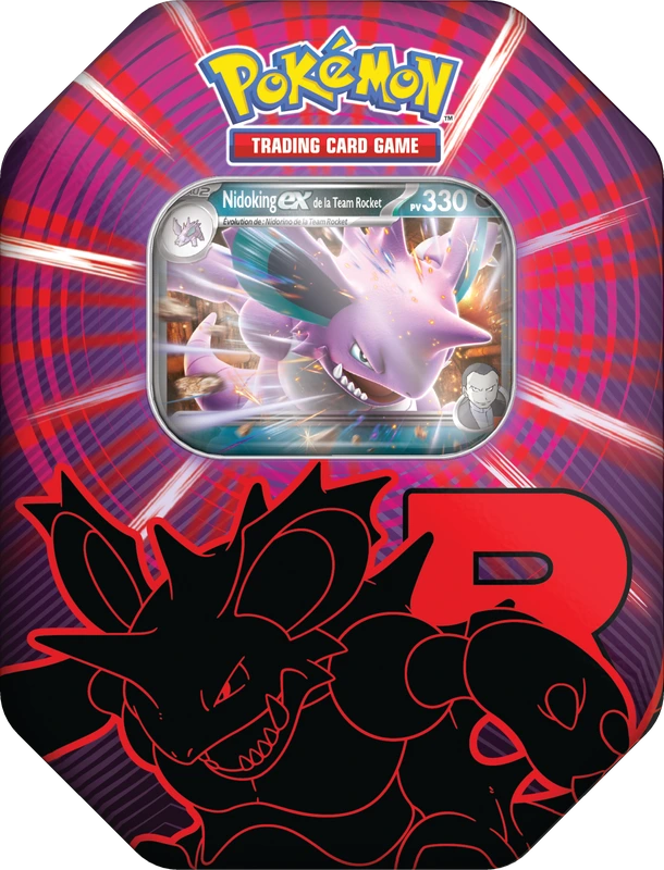 Pokemon Team Rocket Tin (Set of 3) (French) (Pre-order) - Miraj Trading