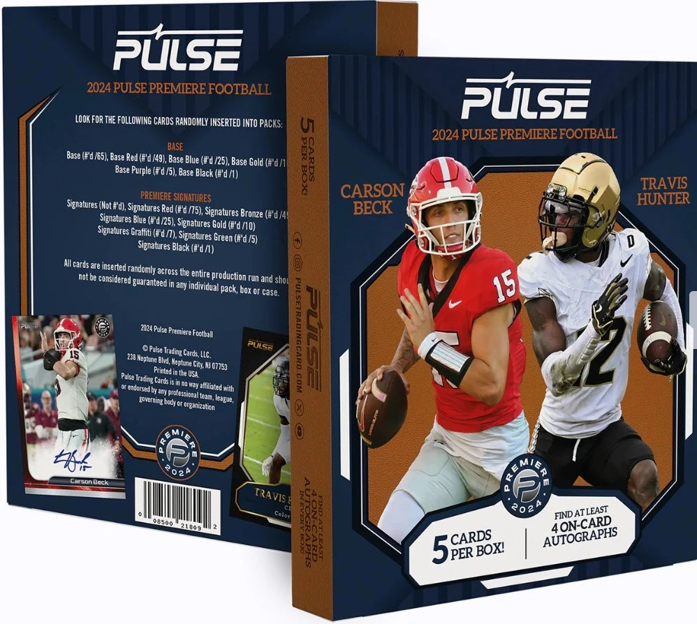 2024 Pulse Premier Football Hobby Box (Pre-Order) - Miraj Trading