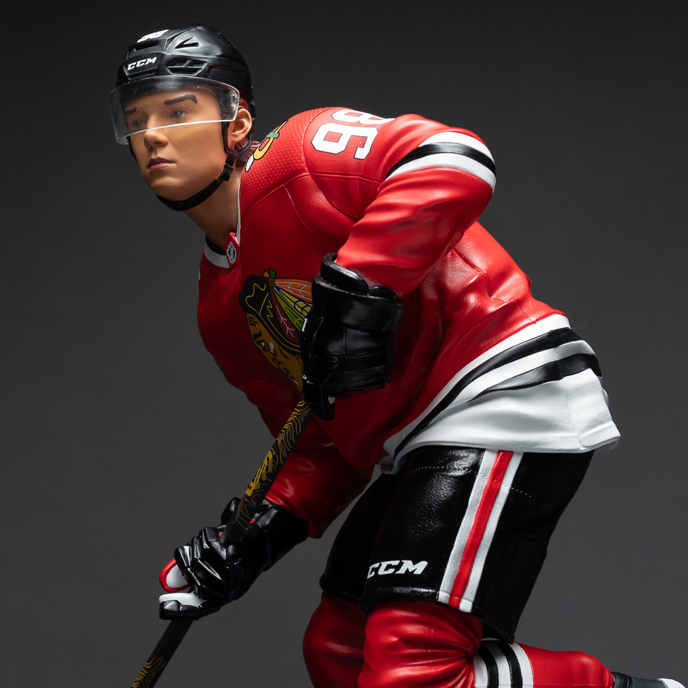 NHL Resin Statue Conner Bedard Chicago BlackHawks Limited Edition (Numbered to 300) - Miraj Trading
