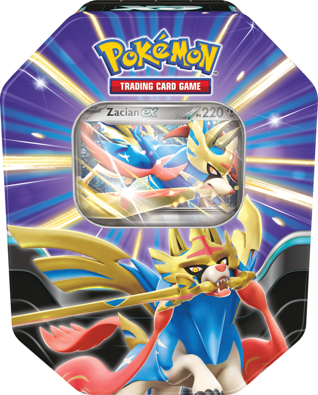 Pokemon Slashing Legends Tin (Set of 2)(French)(Pre-Order) - Miraj Trading