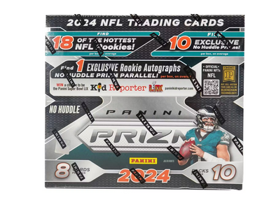 2024 Panini Prizm No Huddle NFL Football Hobby Box - Miraj Trading