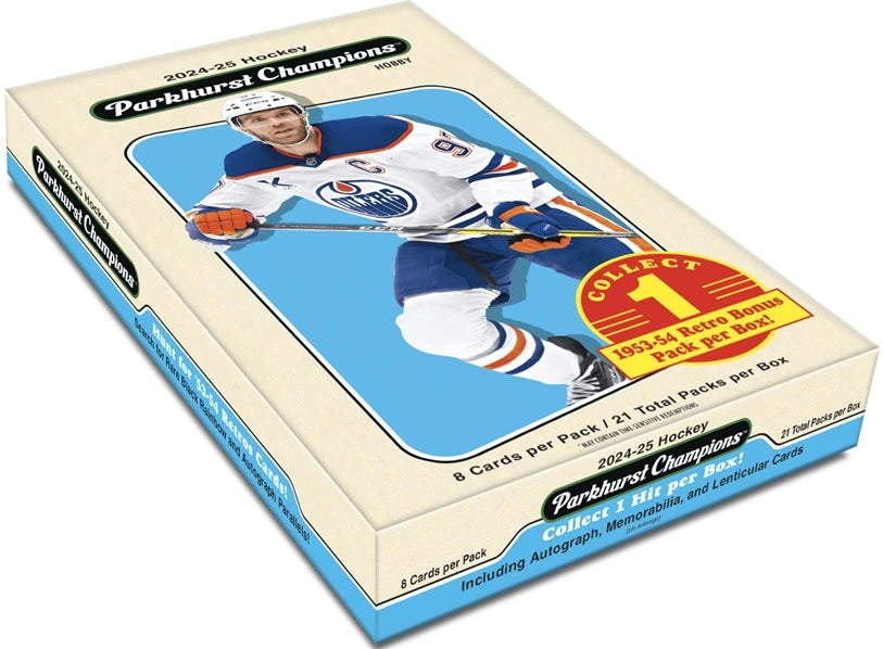 2024-25 Upper Deck Parkhurst Champions Hockey Hobby Box - Miraj Trading