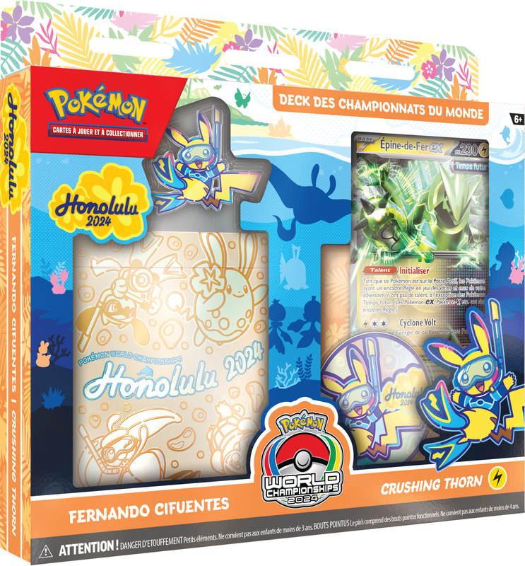 2024 Pokemon World Championship Deck (Set of 4)(French)(Pre-Order) - Miraj Trading