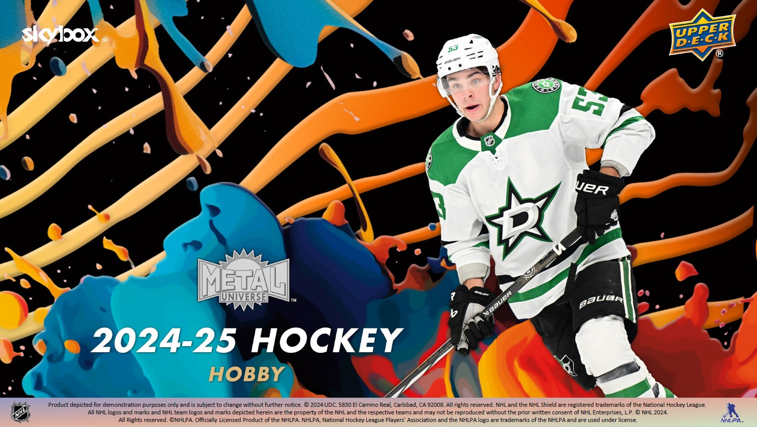 2024-25 Upper Deck Skybox Metal Universe Hockey Hobby Case (Case of 16 Boxes)(Pre-Order) - Miraj Trading