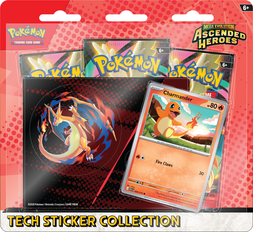 Pokemon Ascended Hero Tech Sticker Collection Blister (Pre-Order)