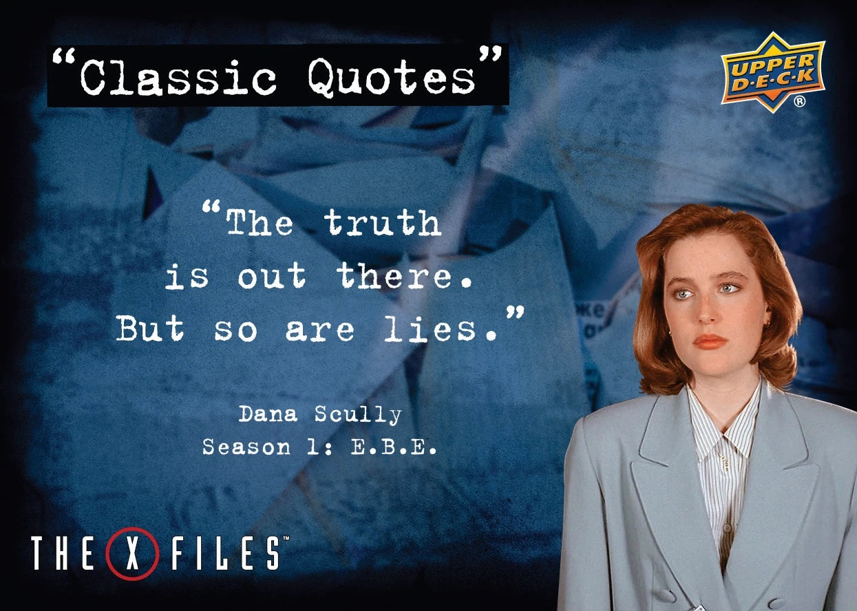 2025 Upper Deck The X-Files Government Conspiracies Edition Hobby Box - Miraj Trading