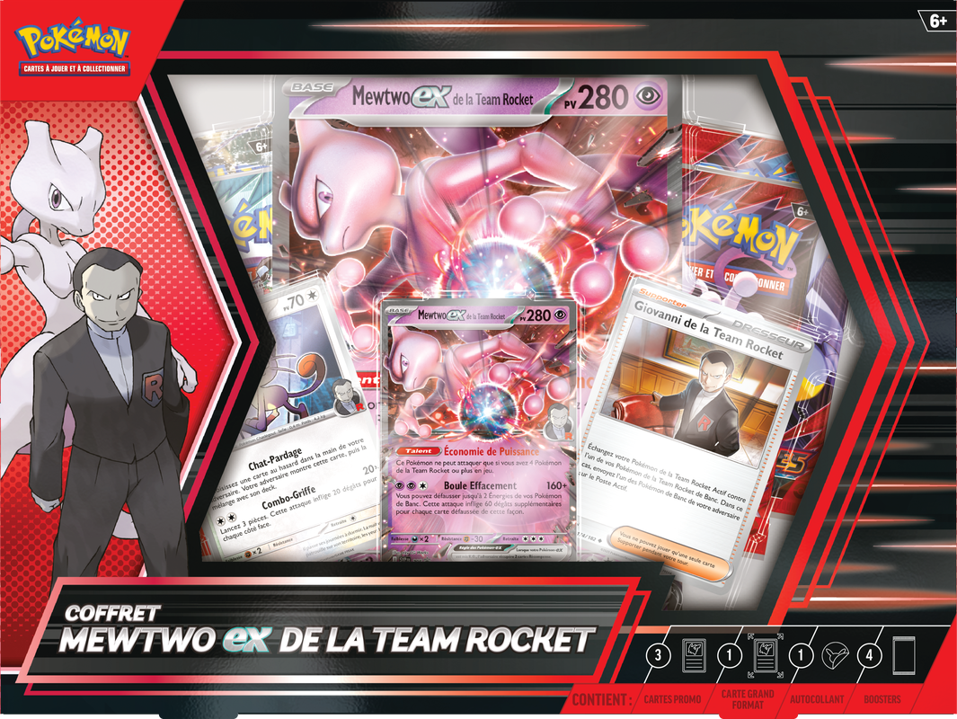 Pokemon Team Rocket's Mewtwo EX Box (French)(Pre-Order) - Miraj Trading
