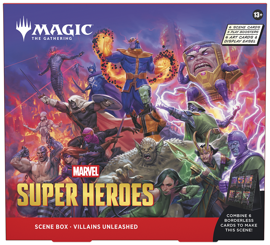 Magic The Gathering Marvel Super Heroes Scene Box(Set of 2) (Pre-Order) - Miraj Trading