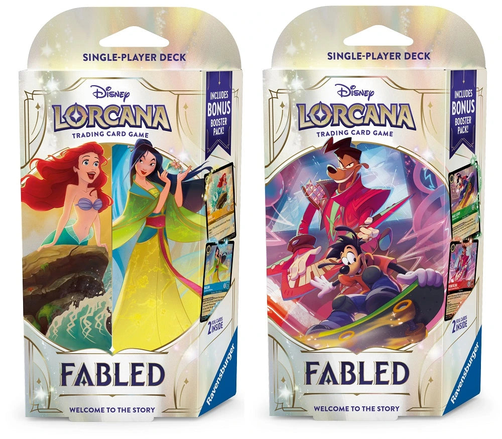 Disney Lorcana Fable Starter Assortment Display Box (Pre-Order) - Miraj Trading