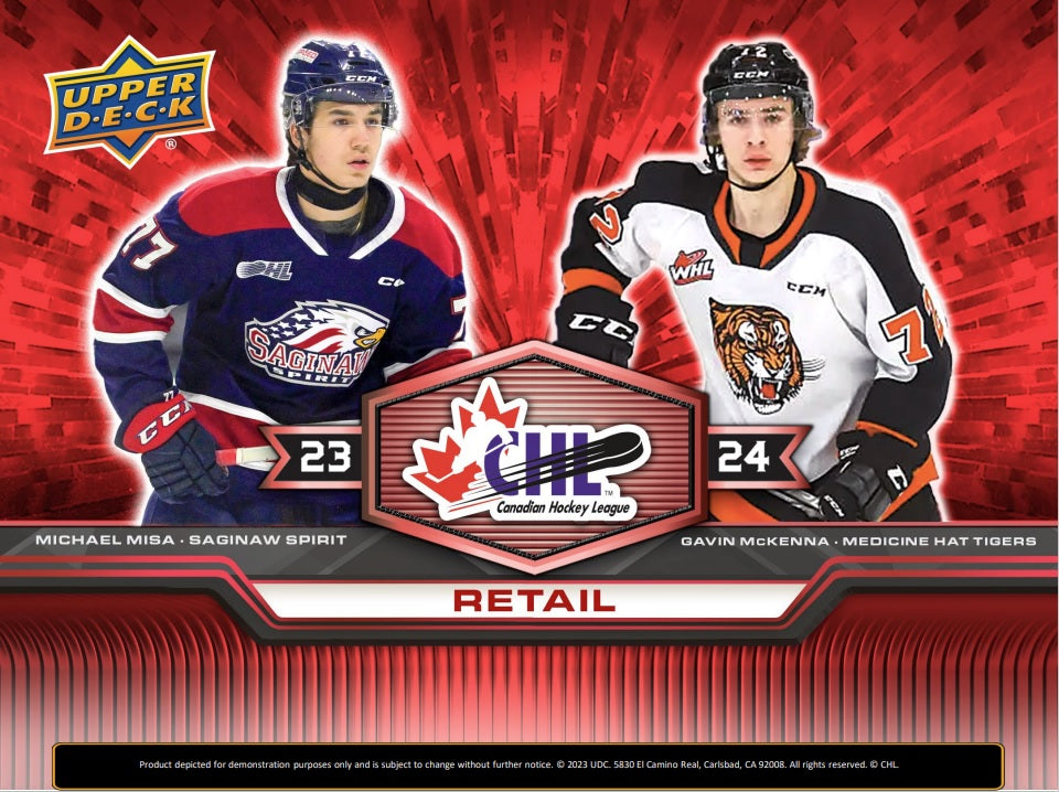 2023-24 Upper Deck CHL Hockey Blaster Box (Pre-Order) - Miraj Trading