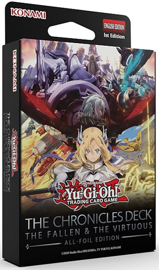 yugioh nintendo switch promo cards Yugioh The Chronicles Deck The Fallen & The Virtuous (All-Foil Edition