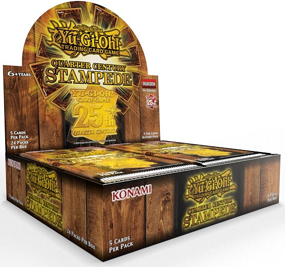 Yugioh Quarter Century Stampede 1st Edition Booster Box