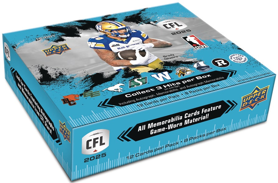 2025 Upper Deck CFL Football Hobby Box - Miraj Trading