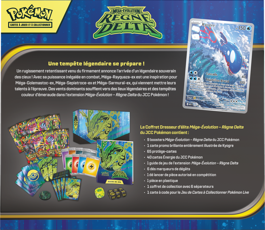 Pokemon Delta Reign Elite Trainer Box (French) (Pre-Order) - Miraj Trading