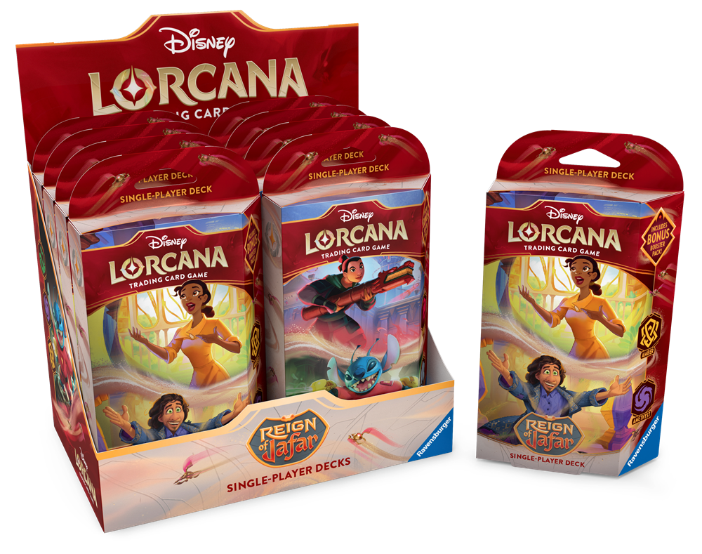 Disney Lorcana Reign Of Jafar Starter Deck (Set of 2) - Miraj Trading