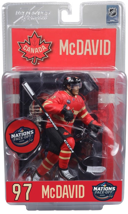 NHL Pose Conner Mcdavid Team Canada 4 Nations - Miraj Trading