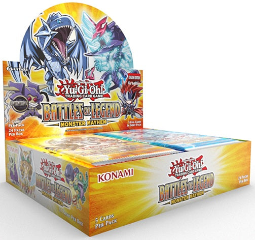 YuGiOh Battles of Legend Monster Mayhem 1st Edition Booster Box (Pre-Order) - Miraj Trading