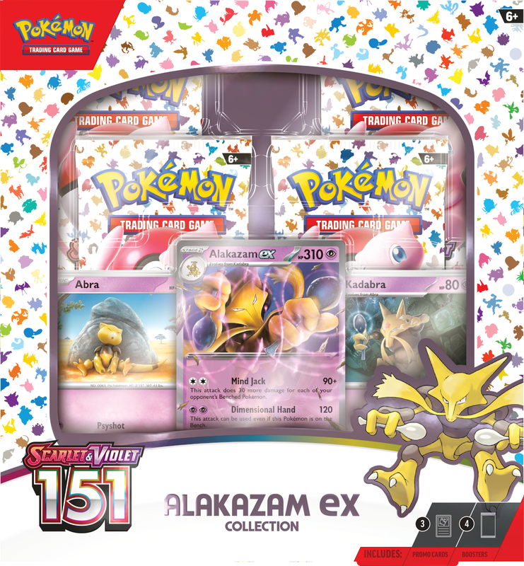 Pokemon Scarlet and Violet 151 Alakazam Ex Collection Box (Pre-Order) - Miraj Trading
