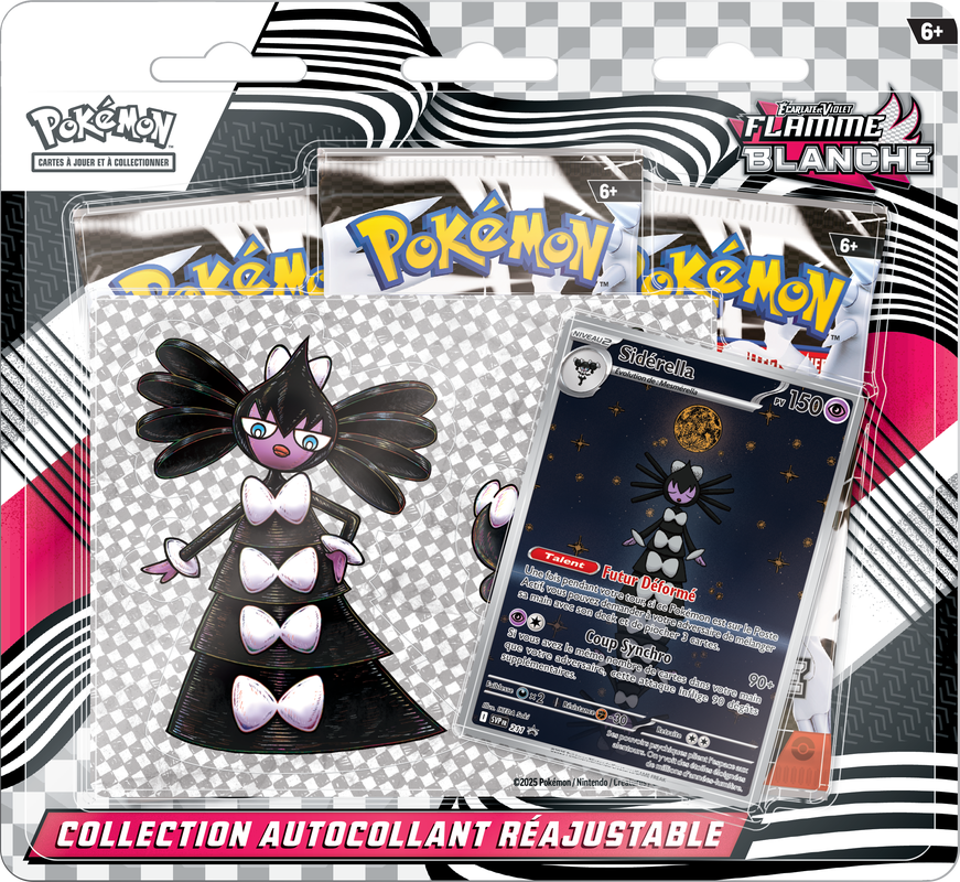 Pokemon White Flare Tech Sticker Collection Blister (French) - Miraj Trading