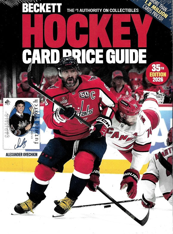 2025 Beckett Hockey Card Annual Price Guide 35th Edition - Miraj Trading