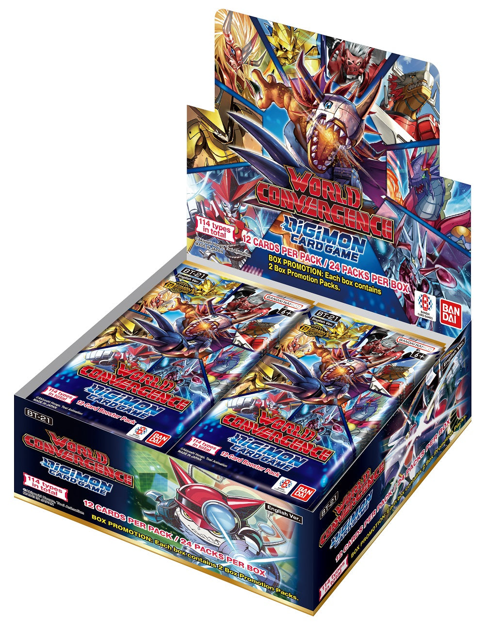 digimon booster boxes Digimon BT21 World Convergence Booster Box