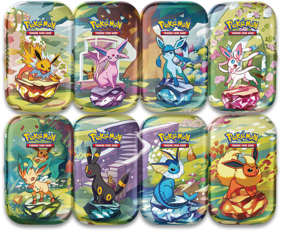 Pokemon Prismatic Evolutions Mini Tins (Randomly picked)
