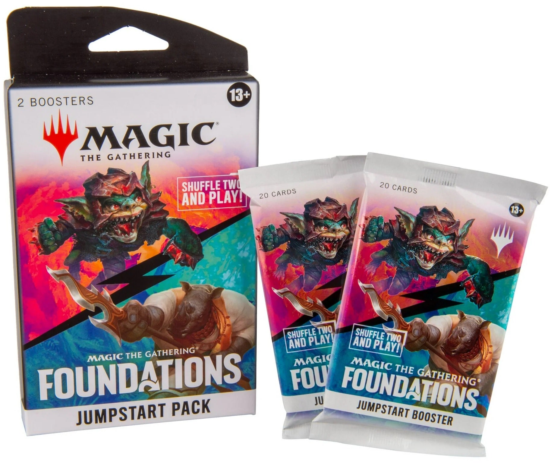 Magic The Gathering Foundation Jumpstart 2 Pack Booster Pack - Miraj Trading