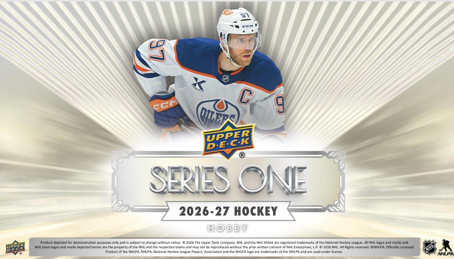 2026-27 Upper Deck Series 1 Hockey Hobby Case (Case of 12 boxes) (Pre-Order) - Miraj Trading