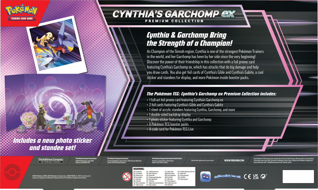 Pokemon Cynthia's Garchomp EX Premium Collection Box (Pre-Order) - Miraj Trading