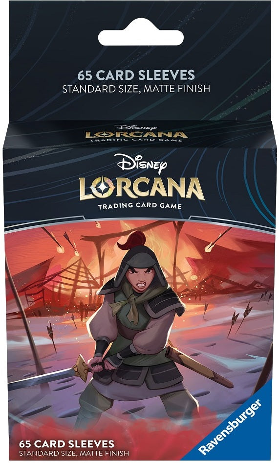 lorcana card sleeve size Lorcana: Azurite Sea Sleeves Scar new original art of Robin Hood from Disney Lorcana Disney - Lorcana: Card Sleeve