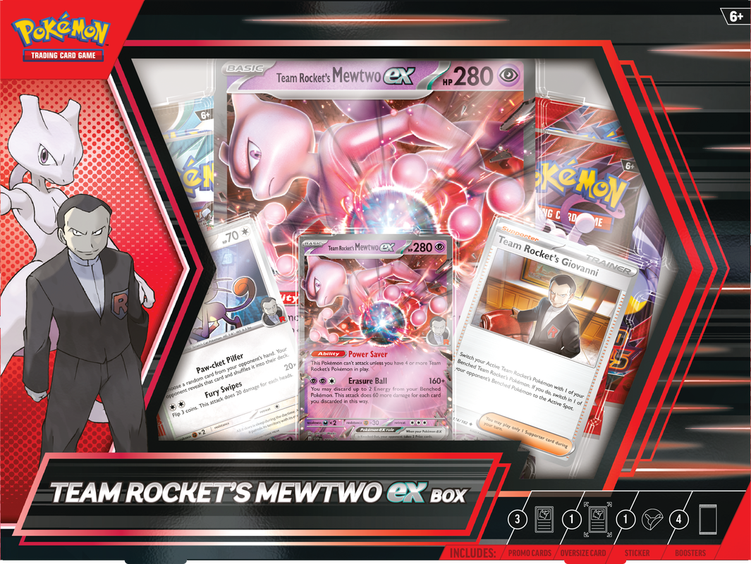 Pokemon Team Rocket's Mewtwo EX Box (Pre-Order) - Miraj Trading