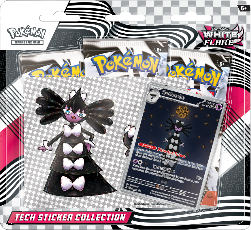 Pokemon White Flare Tech Sticker Collection Blister - Miraj Trading